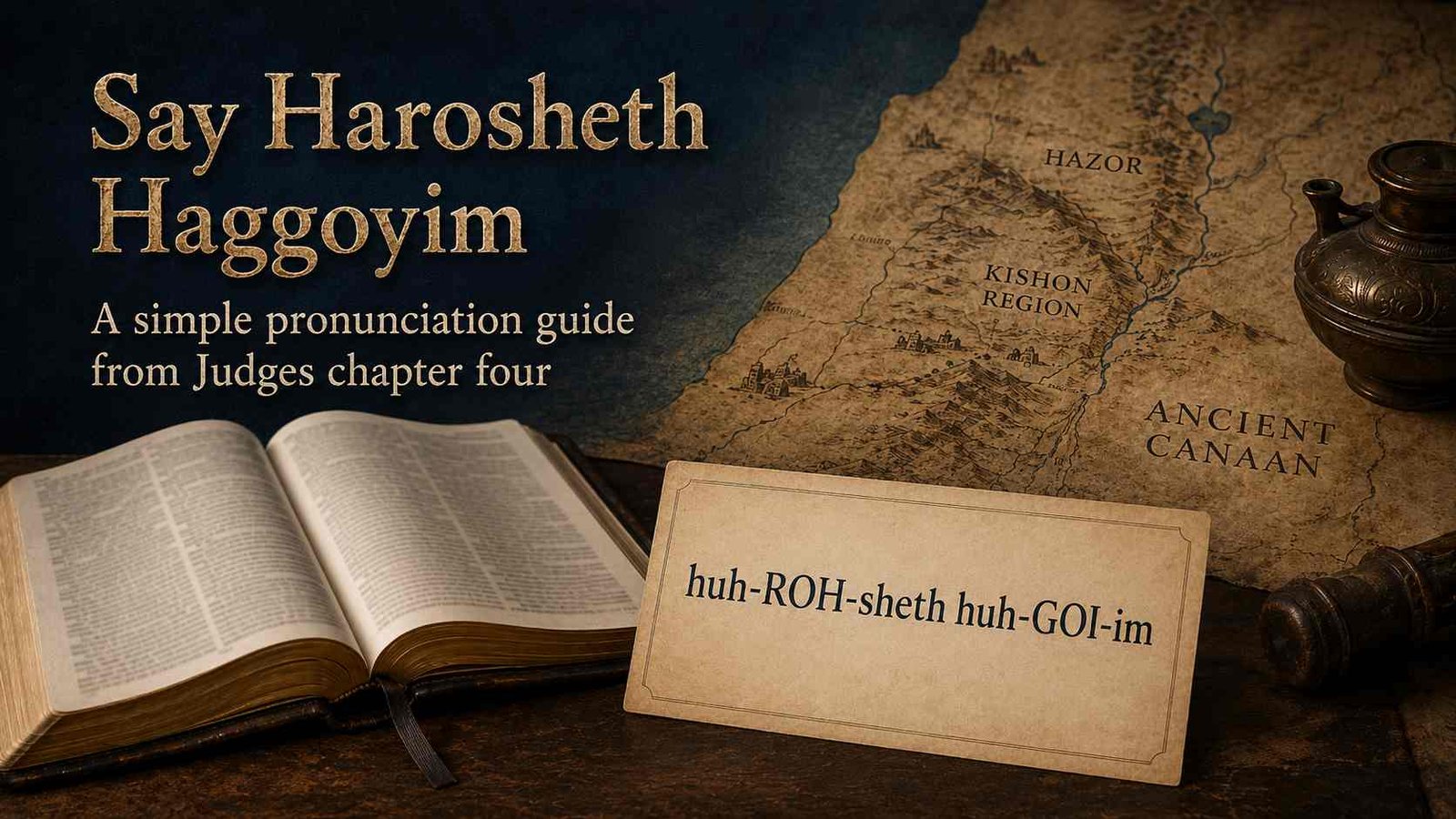 How to pronounce Harosheth Haggoyim in the Bible pronunciation guide