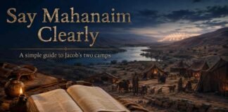 How to pronounce Mahanaim in the Bible with Jacob’s ancient camp