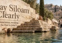 How To Pronounce Siloam In The Bible: Meaning and Biblical Context How to pronounce Siloam in the Bible beside the Pool of Siloam