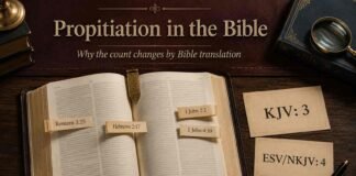 How many times propitiation is mentioned in the Bible study guide