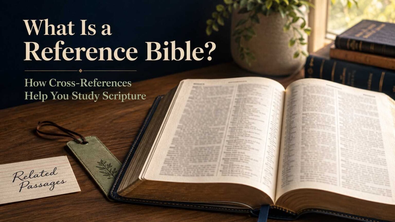 What Is a Reference Bible? Meaning, Features, and How to Use One