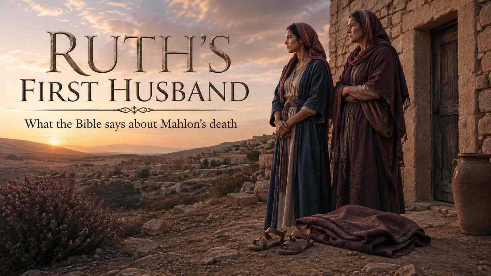 How Did Ruth's Husband Die in the Bible in an ancient Moab scene