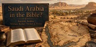 What Saudi Arabia was called in the Bible and its ancient regions