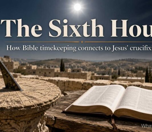 The sixth hour in the Bible and crucifixion time