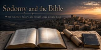 Image Alt Text: What does sodomizing a woman mean in the Bible