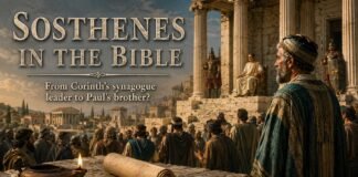 Sosthenes in the Bible during events at ancient Corinth