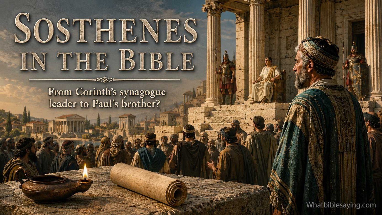 Sosthenes in the Bible during events at ancient Corinth