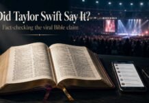 Did Taylor Swift Say the Bible Was Outdated? Fact-Checking the Claim Did Taylor Swift say the Bible was outdated? Fact-check image