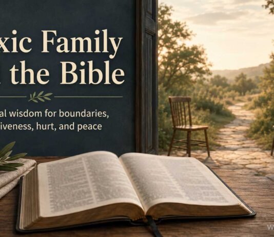Bible guidance for dealing with a toxic family