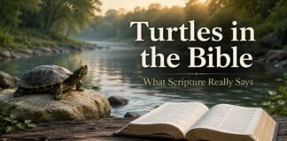 What do turtles symbolize in the Bible and Christian teaching
