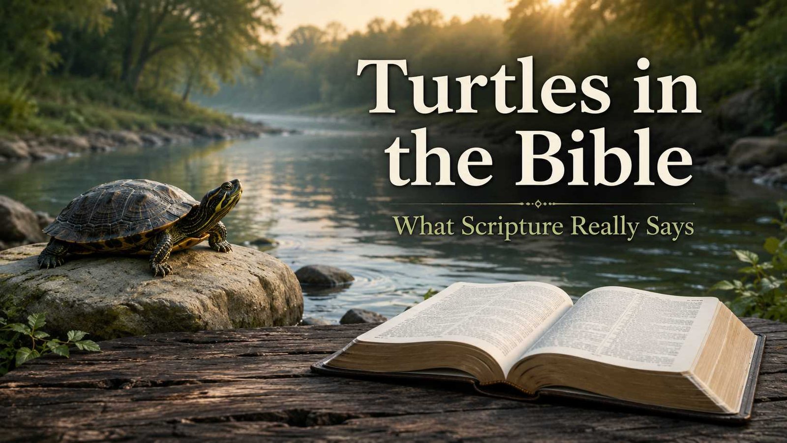 What do turtles symbolize in the Bible and Christian teaching