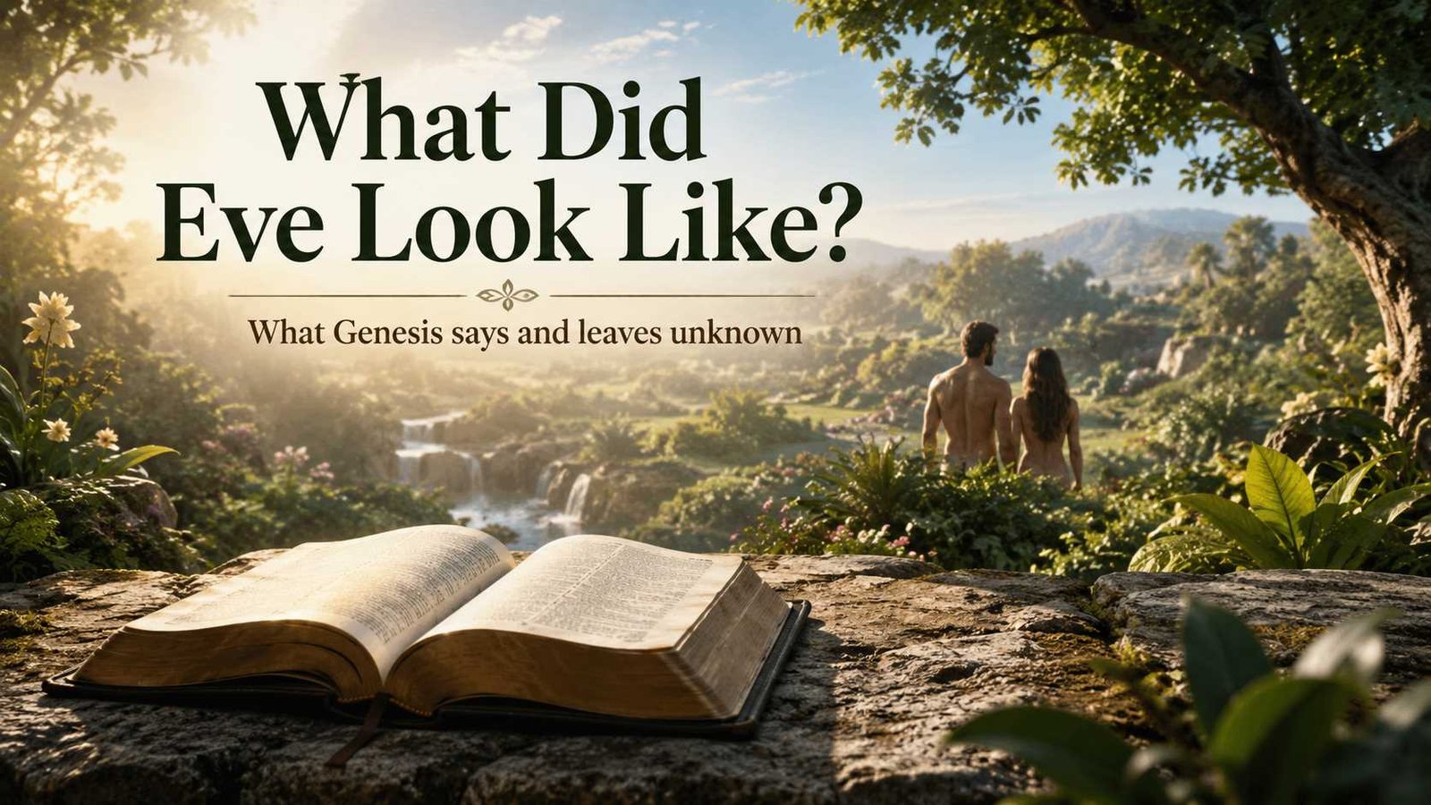 What Did Eve Look Like in the Bible shown through an Eden study scene