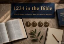 What Does 1234 Mean in the Bible? A Clear Biblical Answer Open Bible exploring what 1234 means in Scripture