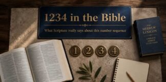 Open Bible exploring what 1234 means in Scripture