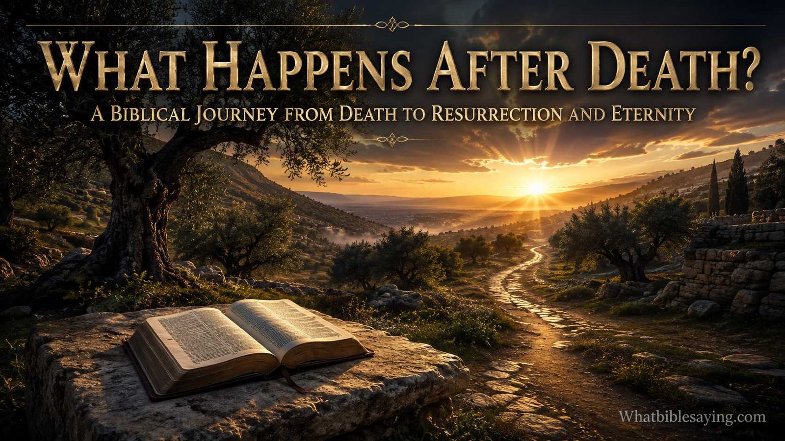 What happens after death according to the Bible