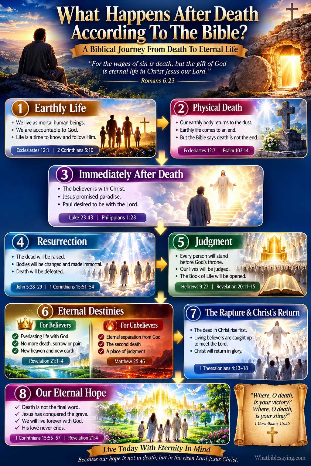 What Happens After Death According to the Bible? A Clear Biblical Guide 2 What Happens After Death Biblically