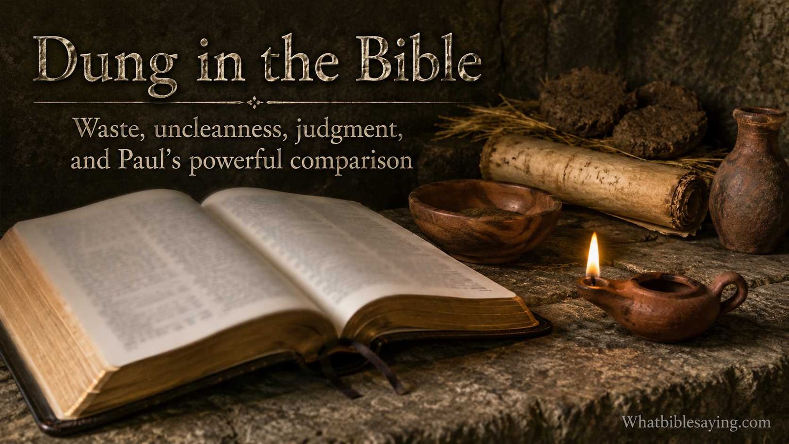 What Is Dung In The Bible explained with Scripture