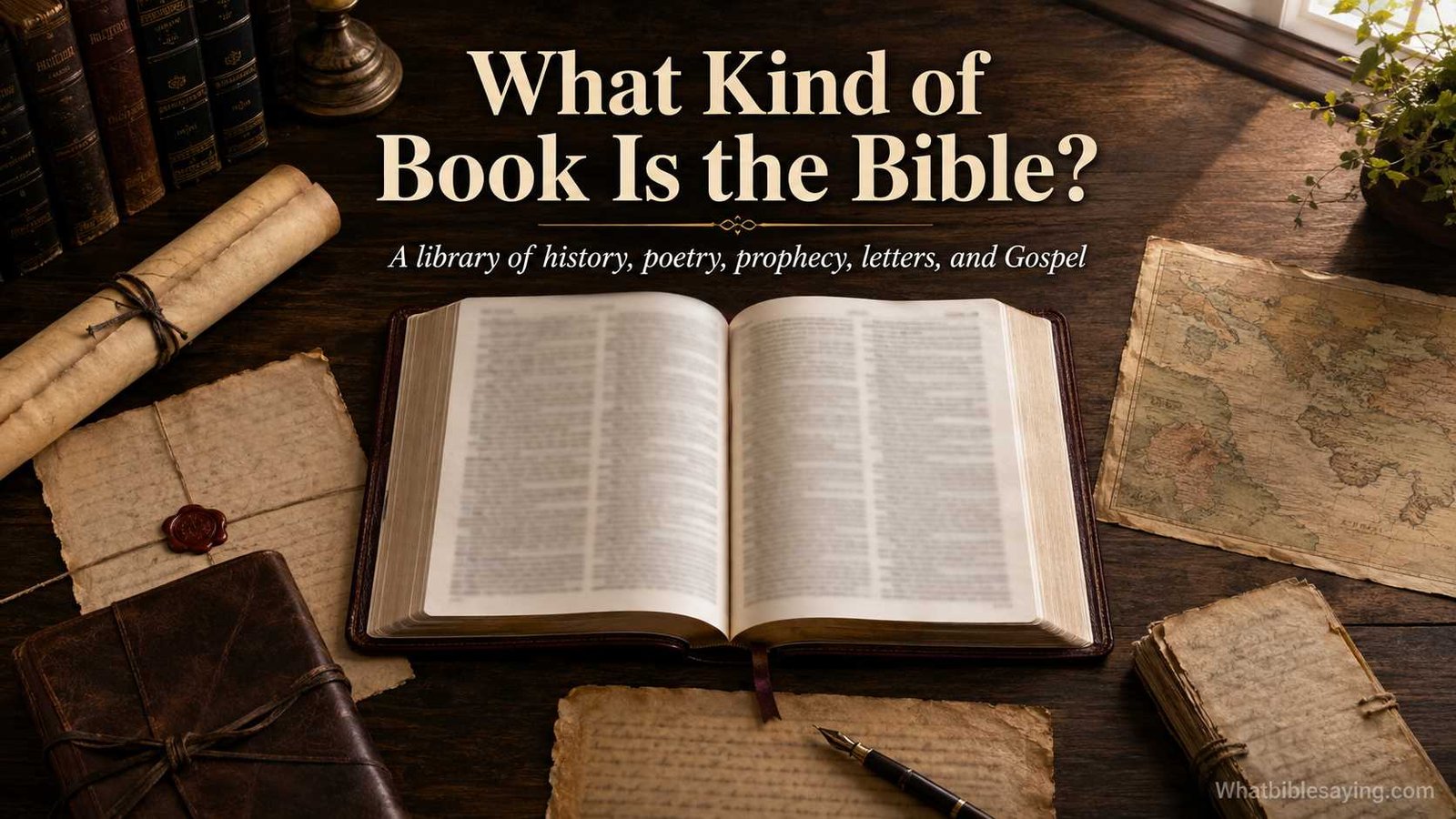 What kind of book is the Bible and its genres