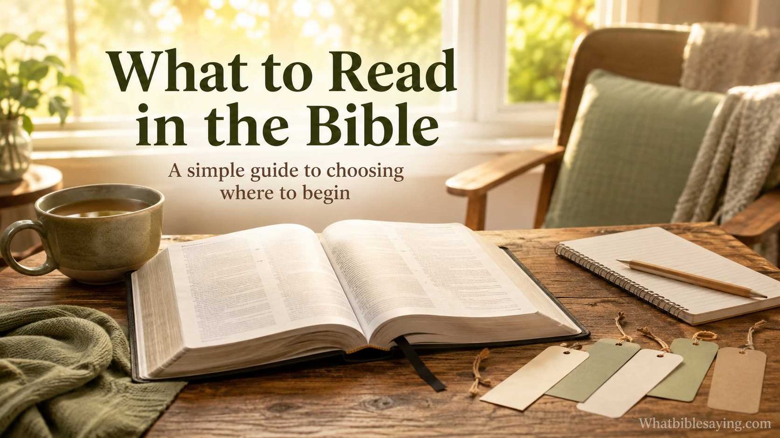 What to read in the Bible and where to begin