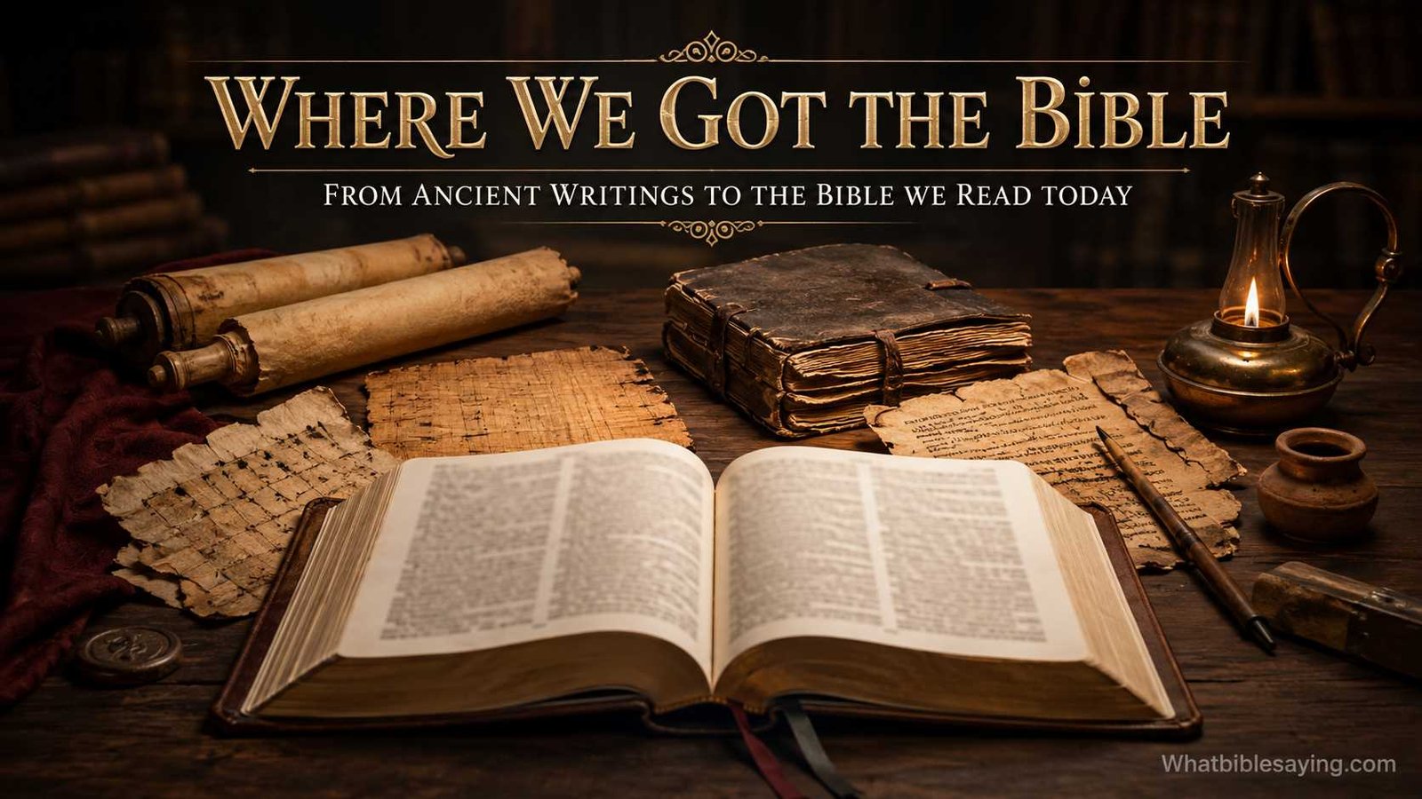 Where We Got the Bible through ancient manuscripts