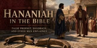Who Is Hananiah in the Bible shown with Jeremiah and a broken yoke