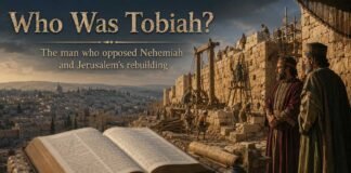 Who Is Tobiah In The Bible beside Nehemiah’s rebuilt Jerusalem wall