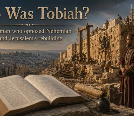 Who Is Tobiah In The Bible? His Story and Opposition to Nehemiah Who Is Tobiah In The Bible beside Nehemiah’s rebuilt Jerusalem wall