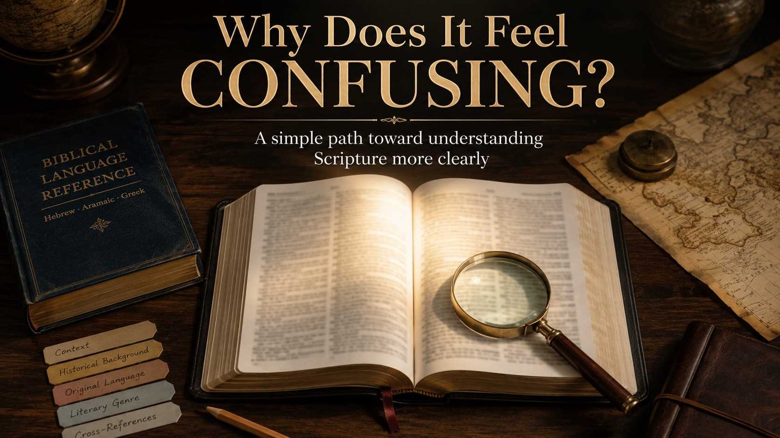 Why Is the Bible So Confusing with open Bible and study notes