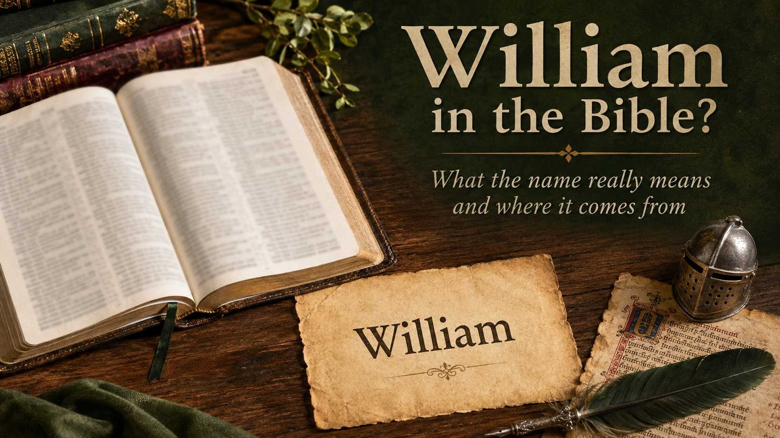 Is There a William in the Bible? William name origin and meaning