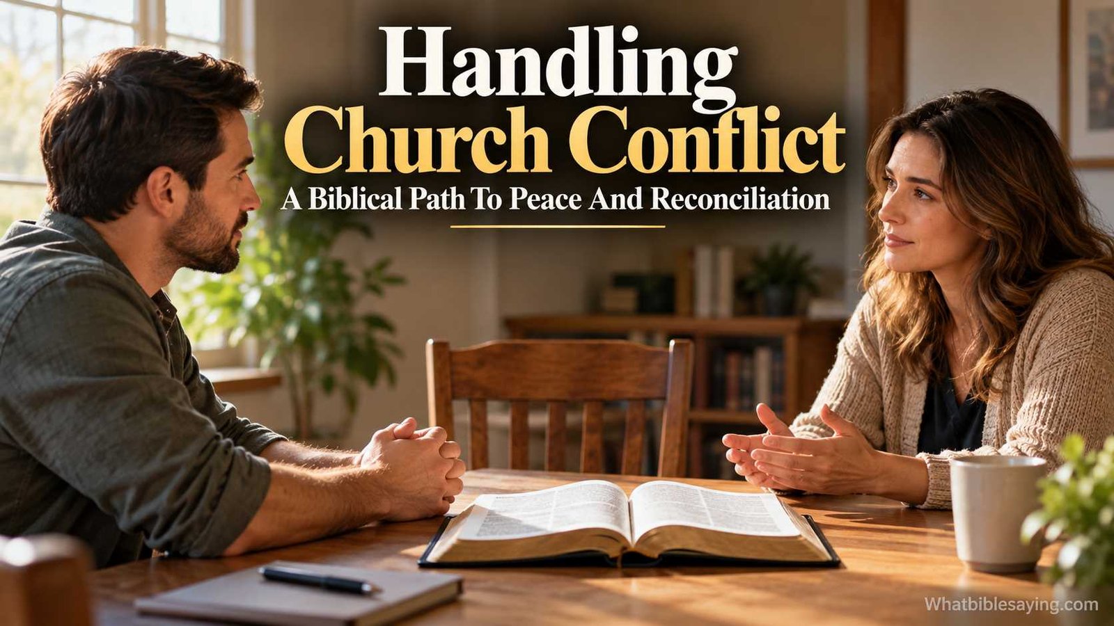 How to handle conflict in the church biblically