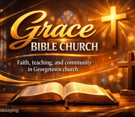 Grace Bible Church Georgetown building and community worship scene
