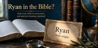 Meaning of Ryan in the Bible and its Irish origin
