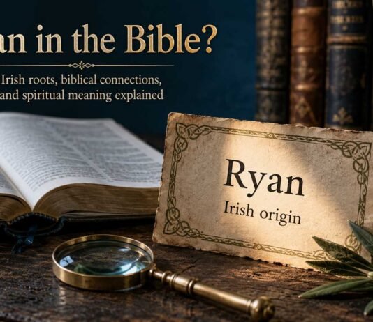 What Is the Meaning of Ryan in the Bible? Origin and Spiritual Meaning Meaning of Ryan in the Bible and its Irish origin