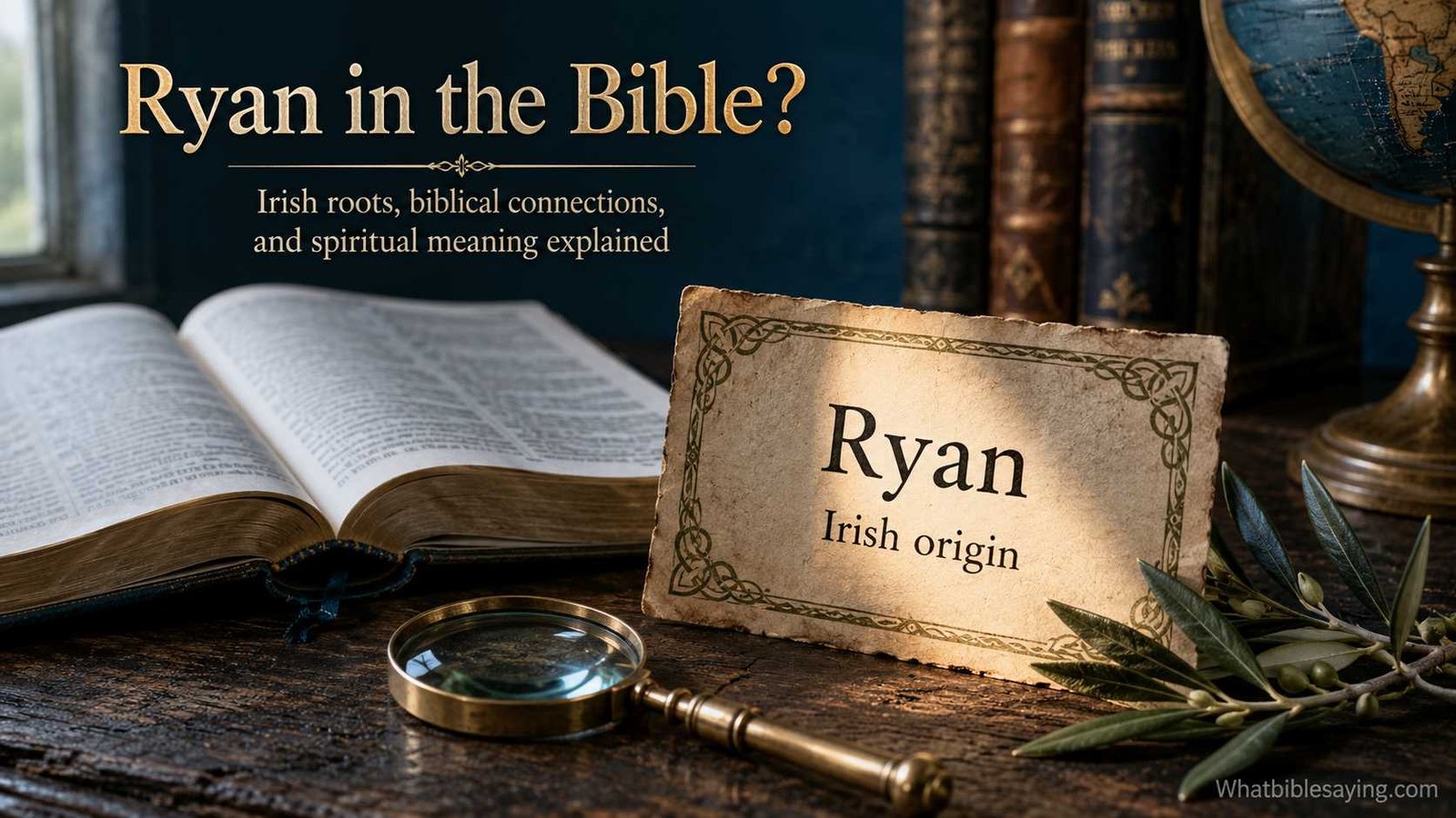 Meaning of Ryan in the Bible and its Irish origin