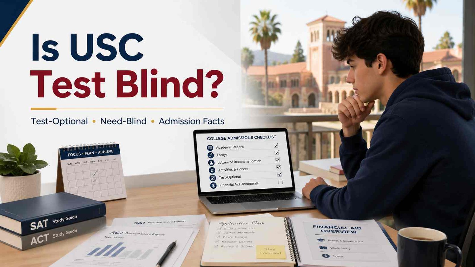 USC test optional policy explained for college applicants
