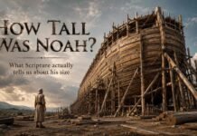 How Tall Was Noah In The Bible? What Scripture Actually Says How tall was Noah in the Bible beside the enormous wooden ark
