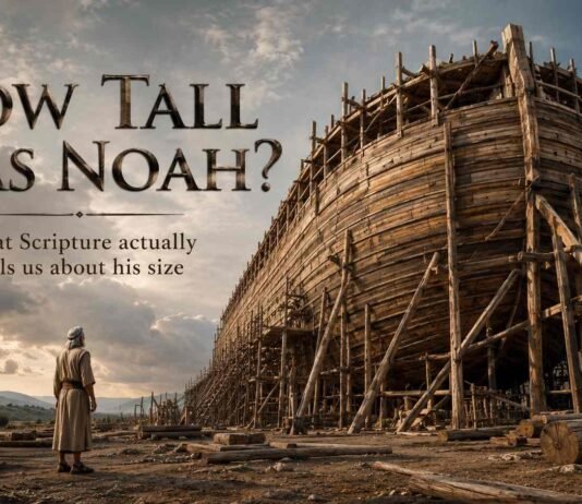 How Tall Was Noah In The Bible? What Scripture Actually Says How tall was Noah in the Bible beside the enormous wooden ark