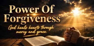 Open Bible showing what the Bible says about forgiveness