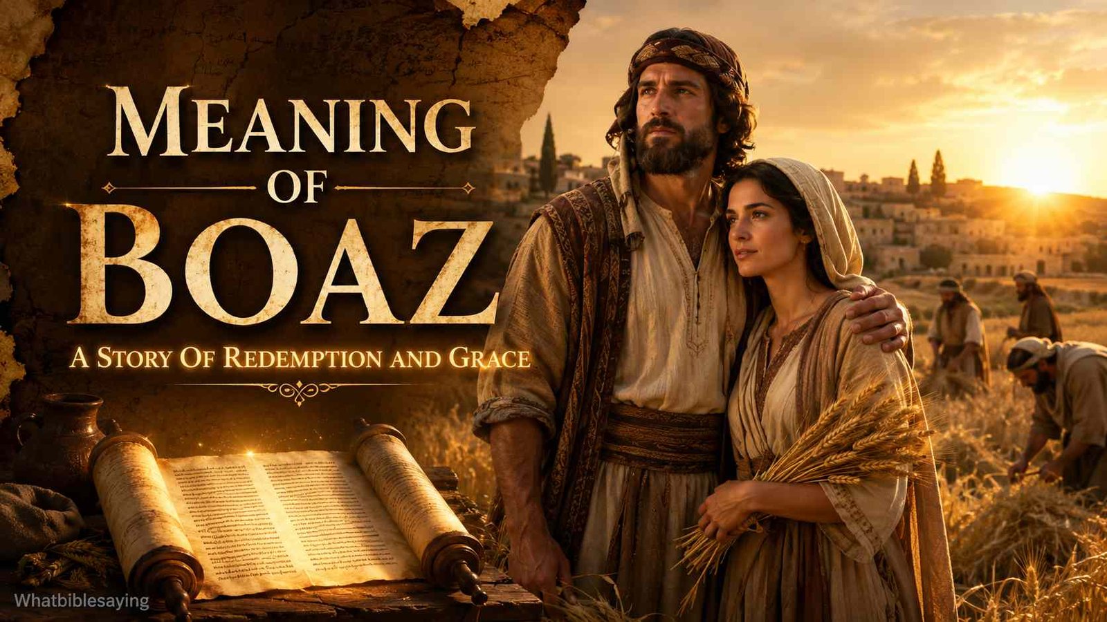 Boaz Mean In The Bible explained through Ruth story