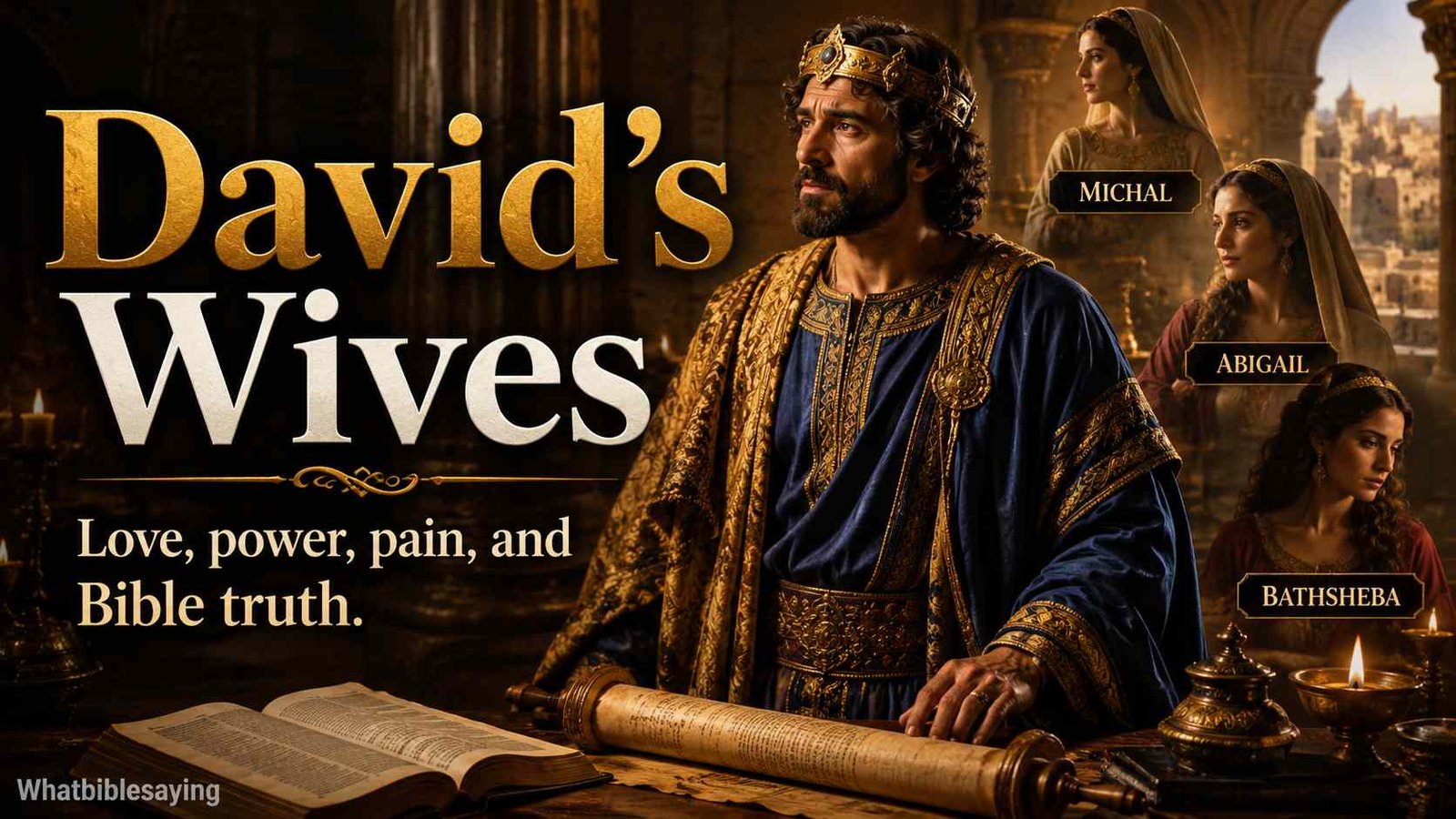 Who Did David Marry In The Bible with David and his wives