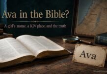Is The Name Ava In The Bible? Meaning, Origin, and KJV Answer Is the name Ava in the Bible KJV name study