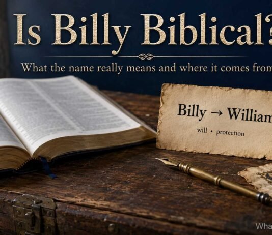 Is The Name Billy In The Bible? Meaning, Origin, and Biblical Truth Is the name Billy in the Bible name study