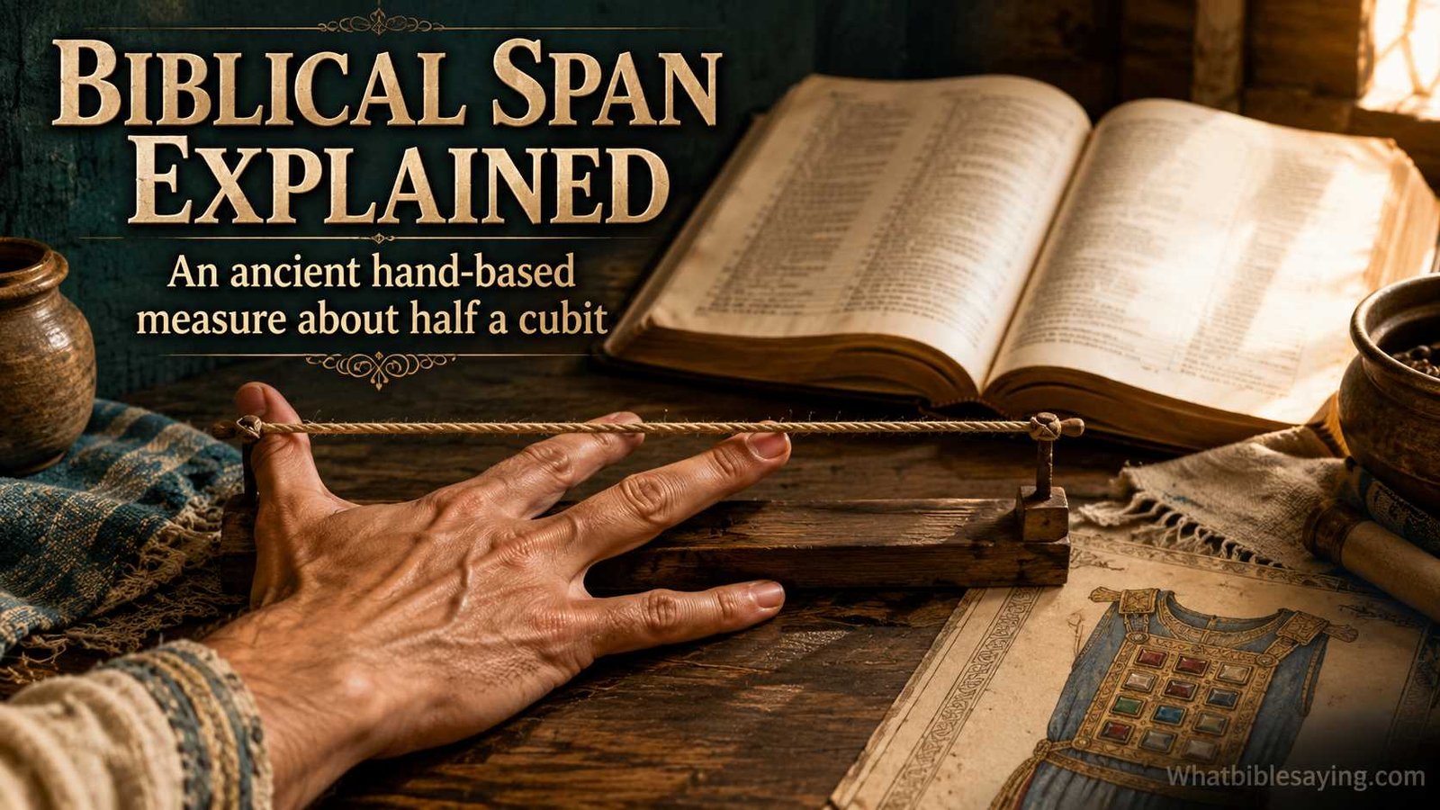 How long a span is in the Bible measurement