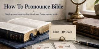 How To Pronounce Bible in English and Greek
