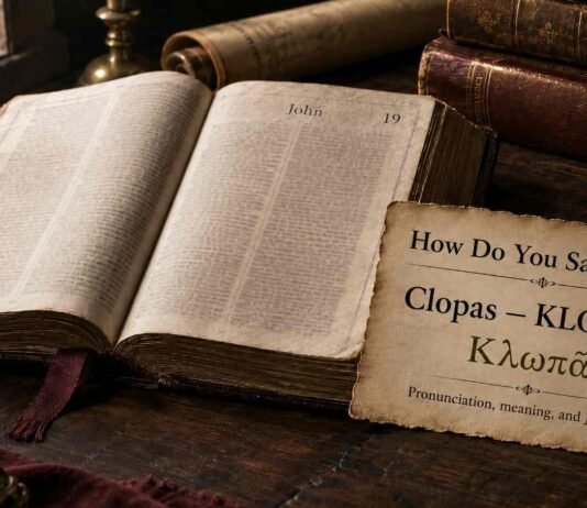 How To Pronounce Clopas In The Bible: Meaning and Who He Was How to pronounce Clopas in the Bible with Greek name guide