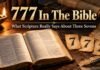 What Does 777 Mean In The Bible? Biblical Meaning Explained What 777 means in the Bible and Scripture Image Description: