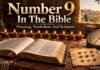What does the number 9 mean according to the Bible