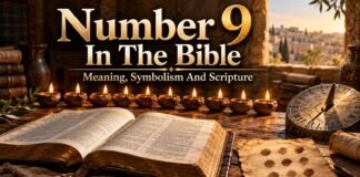 What does the number 9 mean according to the Bible