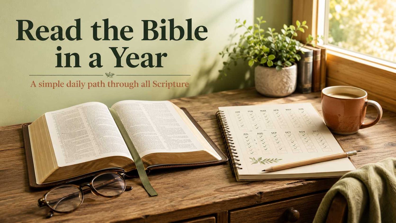 How To Read The Bible In A Year with a simple daily reading plan